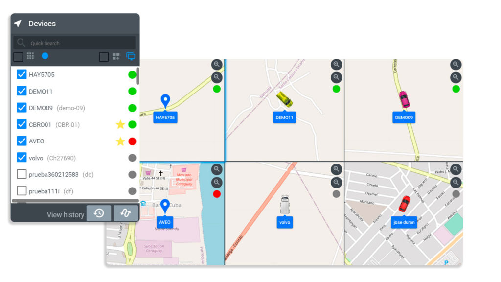 cars multi monitoring