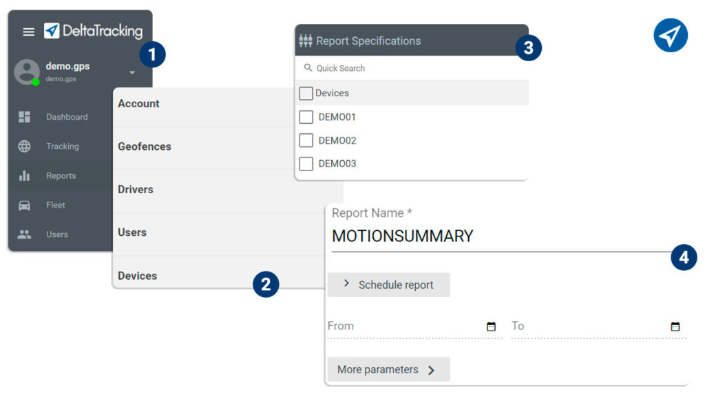 DeltaTracking reports