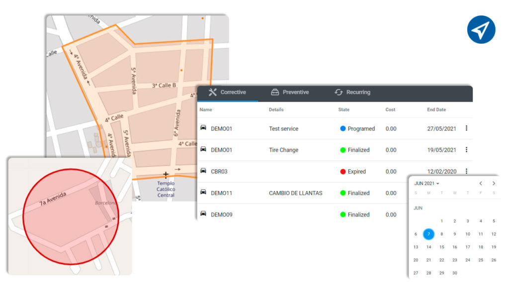 GPS platform for companies
